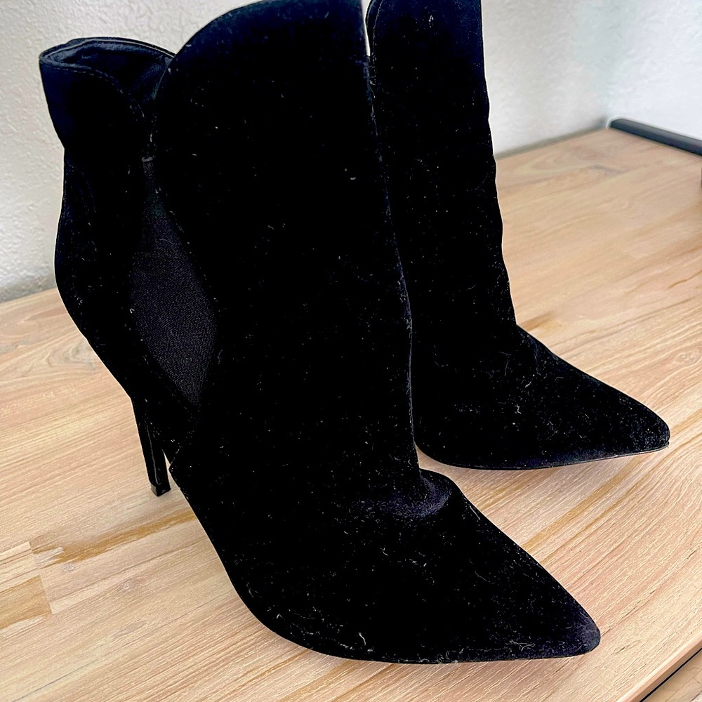 Venus Bootie faux suede.  Never worn